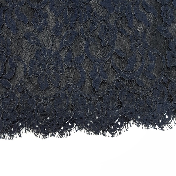 J. Crew Navy Lace Skirt - Picture 4 of 6